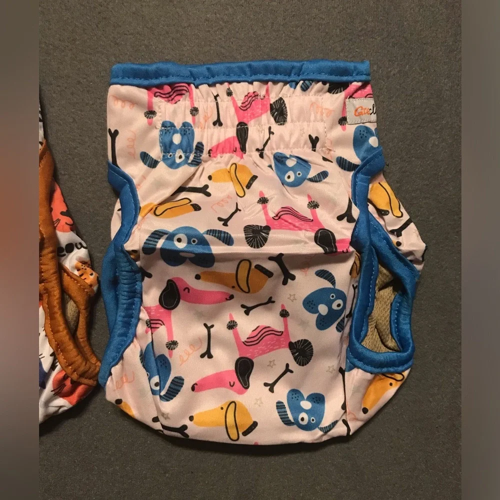 NEW Set Of 3 Reusable Cat Diapers